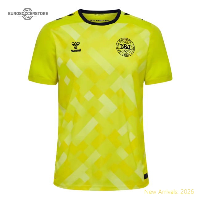 2024-2025 Denmark Home Goalkeeper Shirt (Yellow) (Schmeichel 1)-Vantage Point Soccer