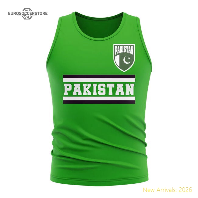 Pakistan Core Football Country Sleeveless Tee (Green)-Vantage Point Soccer
