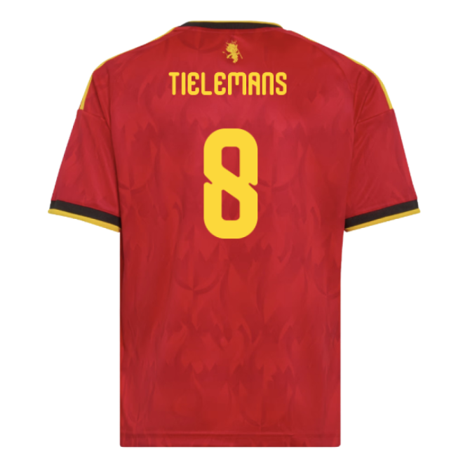 2026-2027 Belgium Home Shirt (Kids) (Tielemans 8)-Vantage Point Soccer