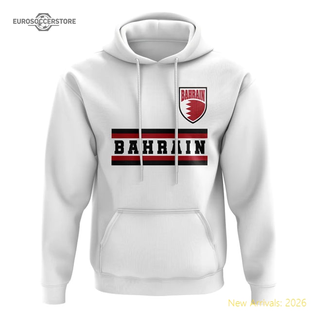 Bahrain Core Football Country Hoody (White)-Vantage Point Soccer