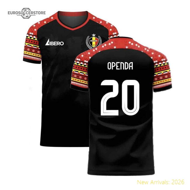 Belgium 2024-2025 Away Concept Football Kit (Libero) (7-8y) (BNWT) (Openda 20)-Vantage Point Soccer