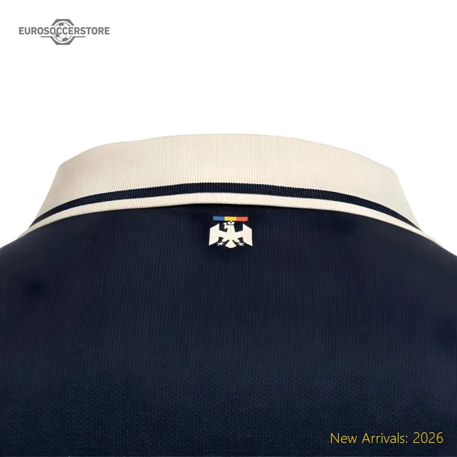 2025-2026 Romania Presentation Polo Shirt (Navy)-Vantage Point Soccer