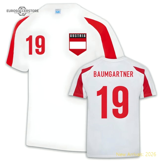 Austria Sports Training Jersey (Christoph Baumgartner 19)-Vantage Point Soccer