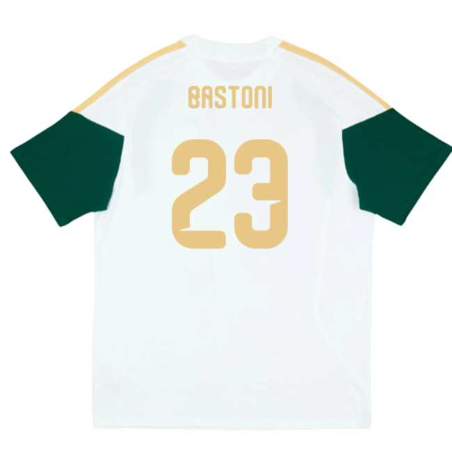2026-2027 Italy Training Tee (White) (Bastoni 23)-Vantage Point Soccer