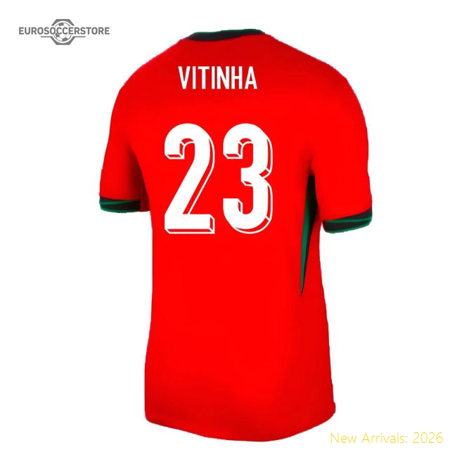 2024-2025 Portugal Home Shirt (Vitinha 23)-Vantage Point Soccer