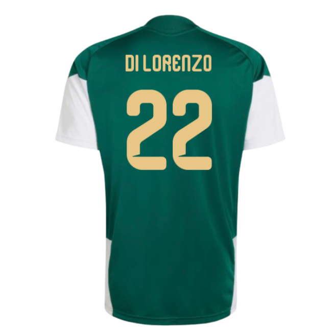 2026-2027 Italy Training Jersey (Green) (Di Lorenzo 22)-ly44