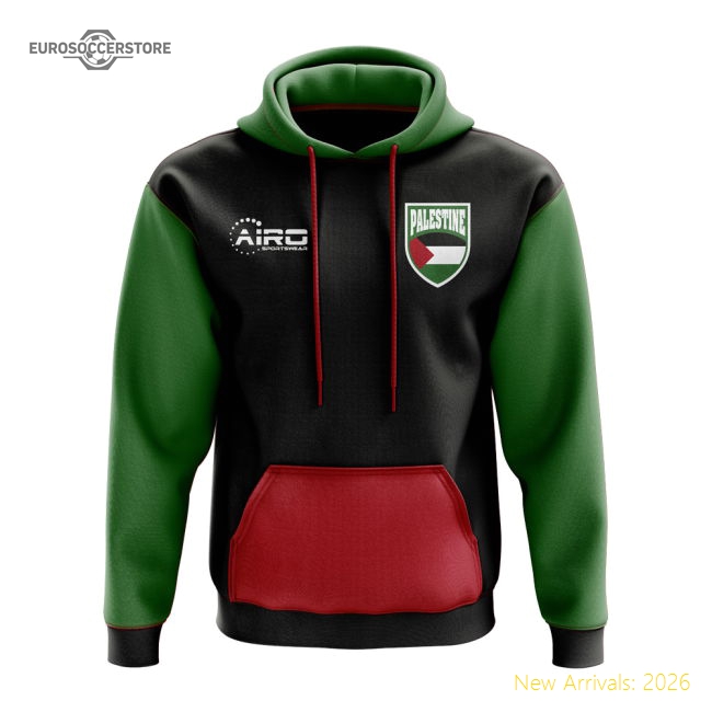 Palestine Concept Country Football Hoody (Black)-Vantage Point Soccer