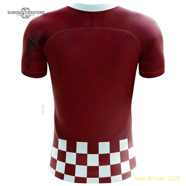 2025-2026 Croatia Flag Concept Football Shirt (Modric 10) - Kids-ly44