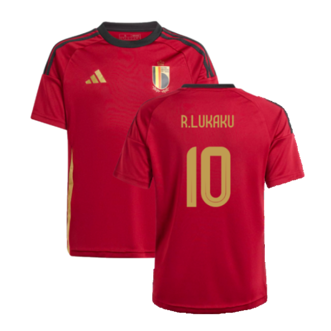 2024-2025 Belgium Home Fan Shirt (Kids) (R.Lukaku 10)-Vantage Point Soccer