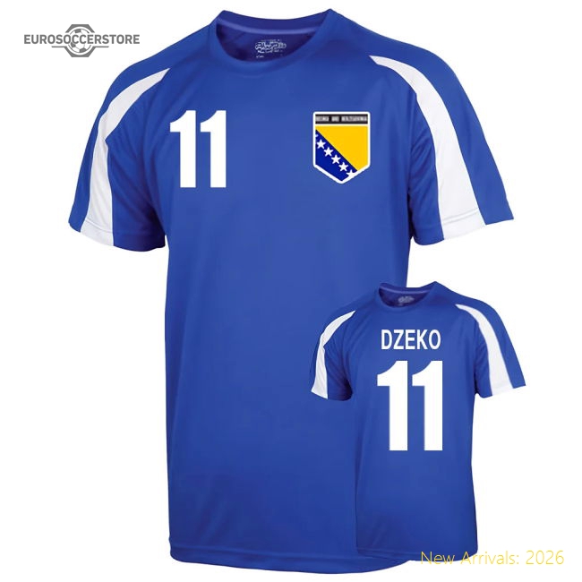 Bosnia Sports Training Jersey (dzeko 11) - Kids-Vantage Point Soccer