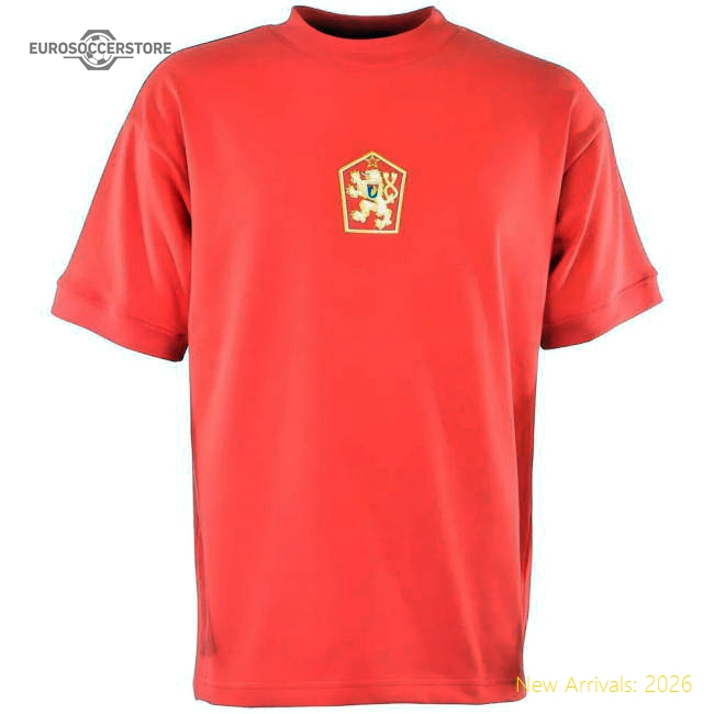 Czechoslovakia 1976 European Champions Retro Football Shirt-Vantage Point Soccer