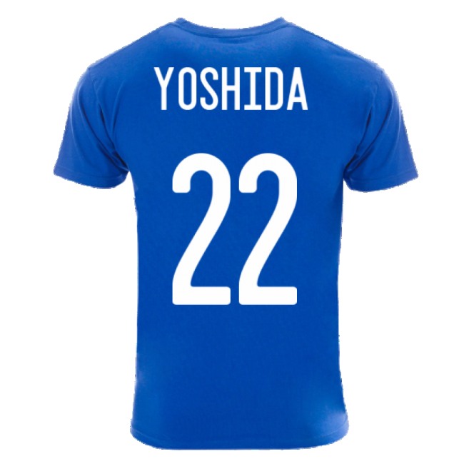 Japan Team T-Shirt - Royal (YOSHIDA 22)-Vantage Point Soccer