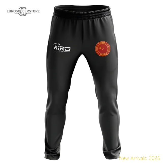 China Concept Football Training Pants (Black)-Vantage Point Soccer