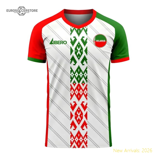 Belarus 2025-2026 Home Concept Football Kit (Libero) - Baby-Vantage Point Soccer