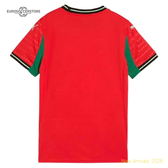 2025-2026 Portugal Womens Team Home Shirt (Ladies)-Vantage Point Soccer