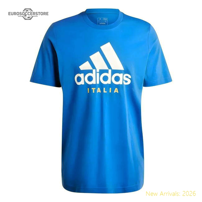 2024-2025 Italy DNA Graphic Tee (Blue)-Vantage Point Soccer