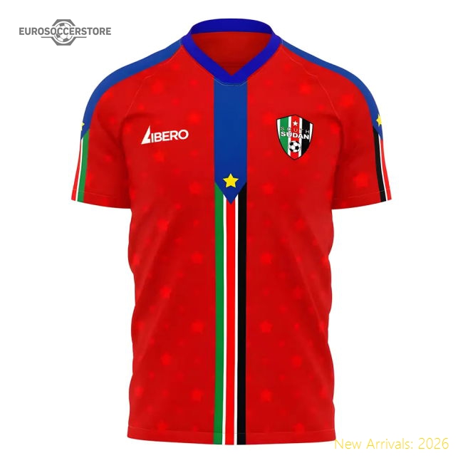 South Sudan 2025-2026 Away Concept Football Kit (Libero) - Womens-Football Shirts Shop