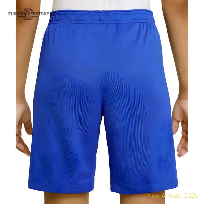 2025-2026 England WEC Home Football Shorts (Blue) - Kids-Vantage Point Soccer