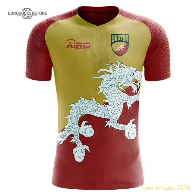 2025-2026 Bhutan Home Concept Football Shirt - Womens-Vantage Point Soccer