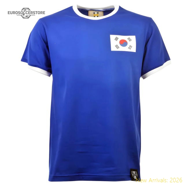 South Korea 12th ManT-Shirt - Royal/White Ringer-The Soccer Shirt Hub