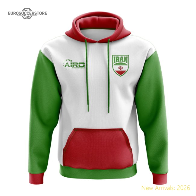 Iran Concept Country Football Hoody (White)-Vantage Point Soccer