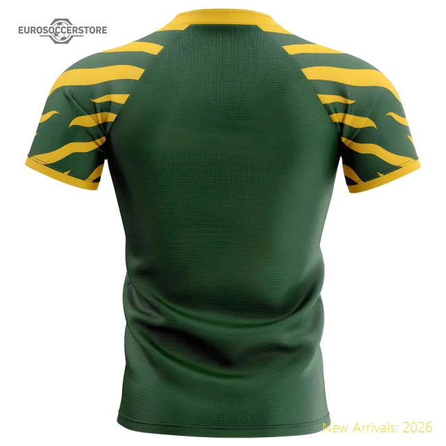 2025-2026 South Africa Springboks Home Concept Rugby Shirt (Kolisi 6)-Football Shirts Shop