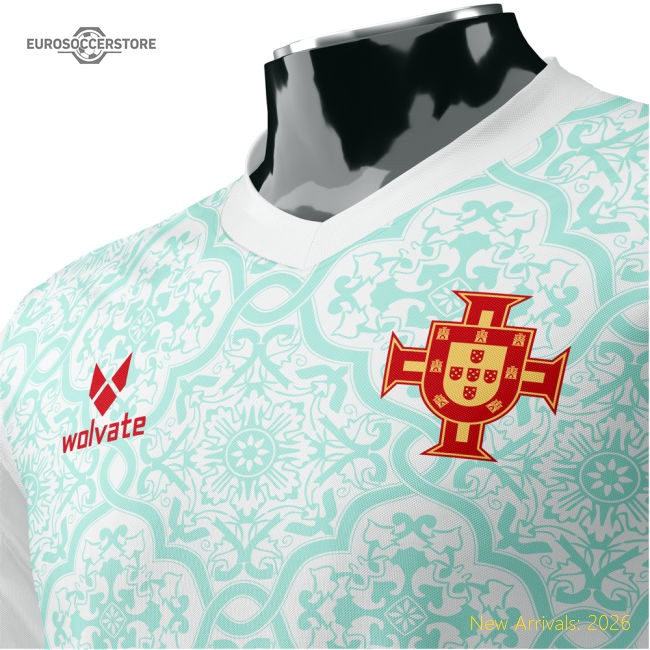 Portugal Heritage Football Jersey (Wolvate) Adult Short Sleeve-Vantage Point Soccer