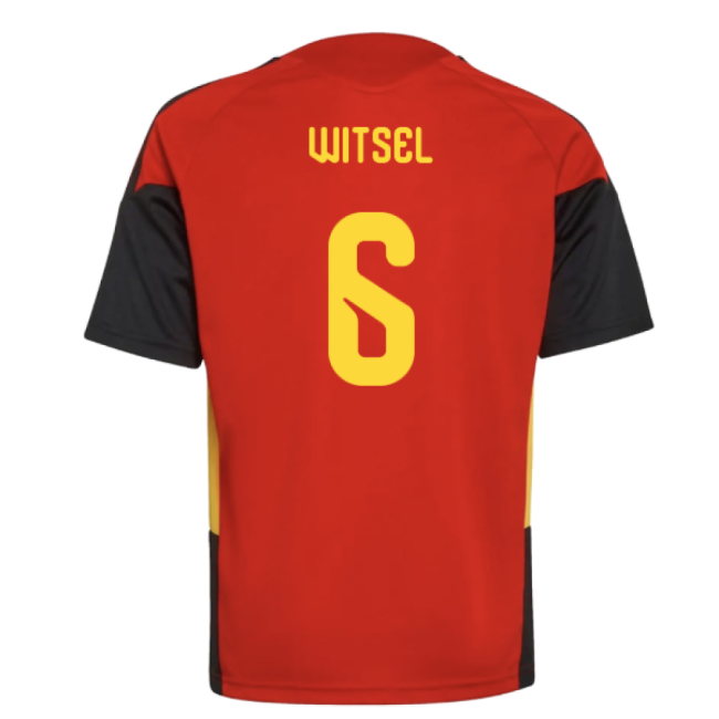 2026-2027 Belgium Training Jersey (Red) - Kids (Witsel 6)-Vantage Point Soccer