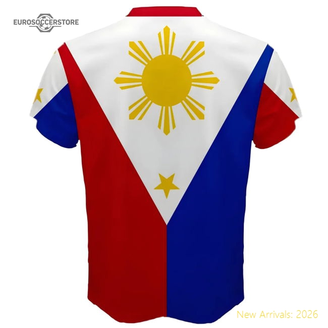 Philippines Flag Sublimated Sports Jersey-The Soccer Shirt Hub