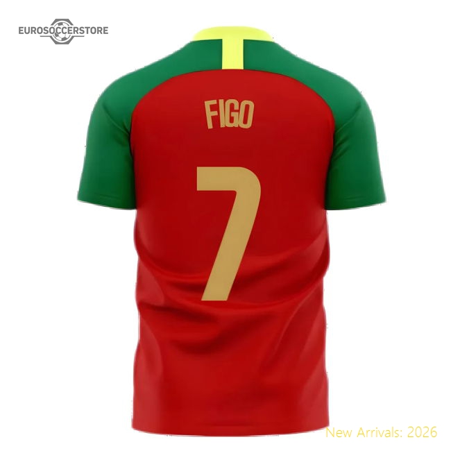Portugal 2025-2026 Home Concept Football Kit (Airo) (FIGO 7)-Vantage Point Soccer