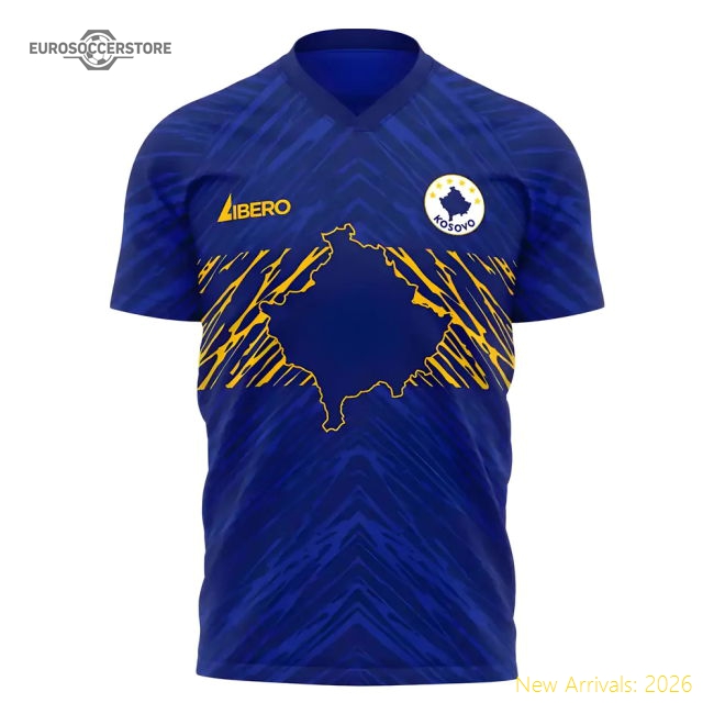 Kosovo 2025-2026 Home Concept Football Kit (Libero)-Football Shirts Shop