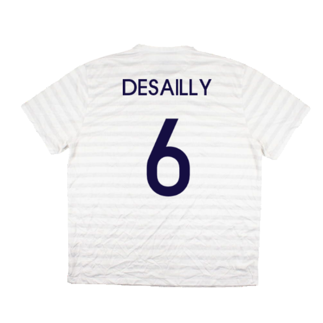 France 2014-15 Away Shirt ((Very Good) XXL) (Desailly 6)-Vantage Point Soccer
