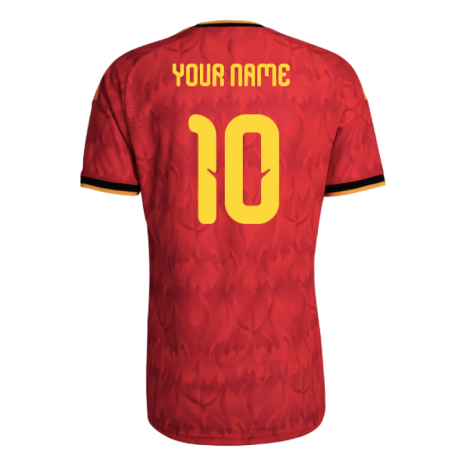 2026-2027 Belgium Authentic Home Shirt (Your Name)-Vantage Point Soccer