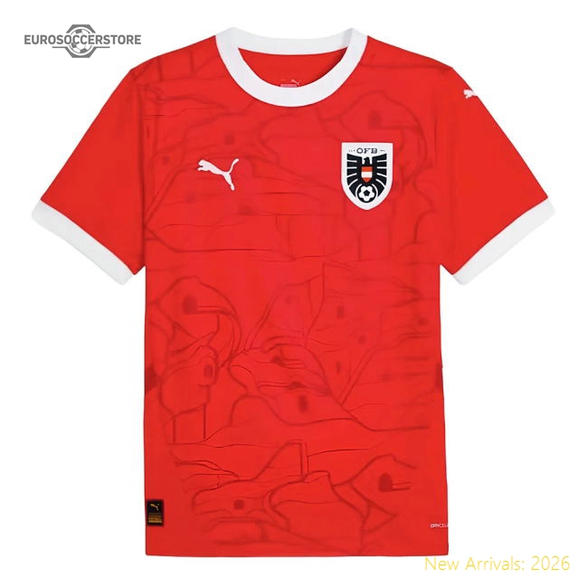 2024-2025 Austria Home Shirt (Your Name)-Vantage Point Soccer