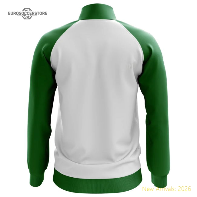 Saudi Arabia Concept Football Track Jacket (White)-The Soccer Shirt Hub