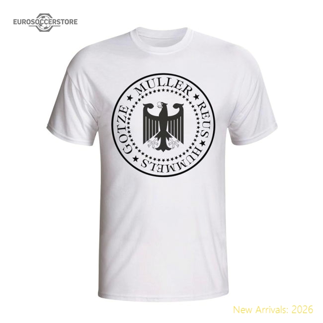 Germany Presidential T-shirt (white)-Vantage Point Soccer