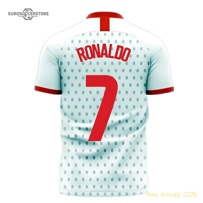 Portugal 2025-2026 Away Concept Football Kit (Libero) (RONALDO 7)-Vantage Point Soccer
