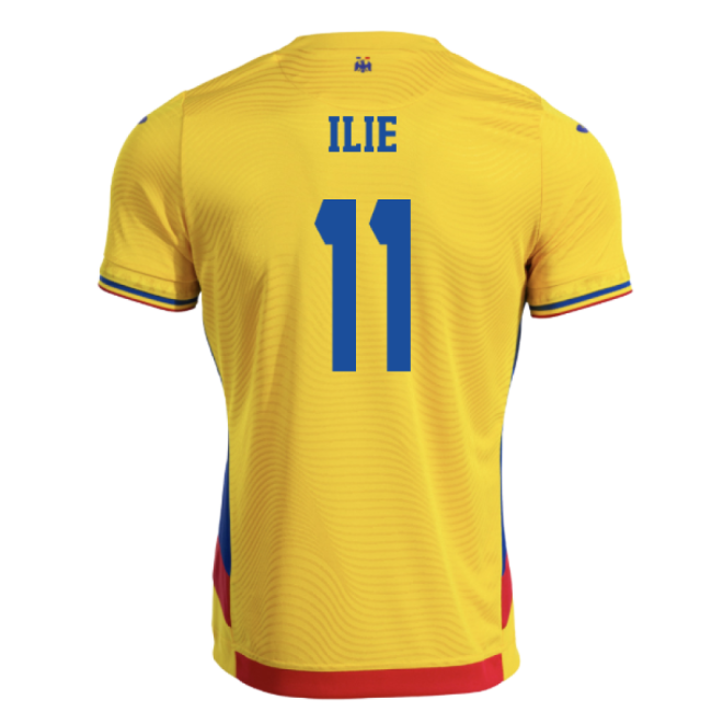 2025-2026 Romania Home Shirt (Ilie 11)-Vantage Point Soccer