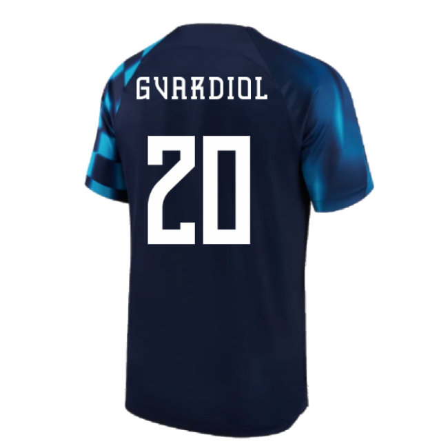 2022-2023 Croatia Away Shirt (Gvardiol 20)-Vantage Point Soccer