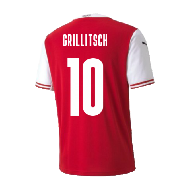 2020-2021 Austria Home Puma Football Shirt (GRILLITSCH 10)-Vantage Point Soccer