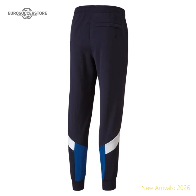 2020-2021 Italy Iconic MCS Track Pant (Blue)-Vantage Point Soccer