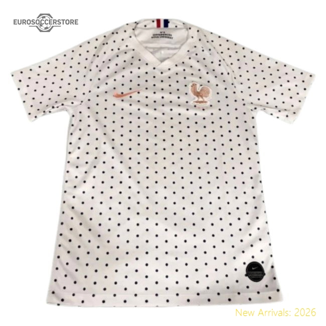 2019-2020 France Away Shirt (Womens) (Your Name)-Vantage Point Soccer