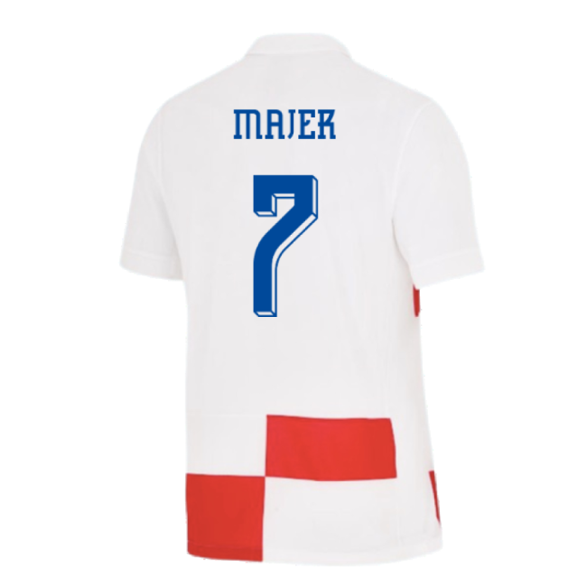2024-2025 Croatia Home Shirt (Majer 7)-Vantage Point Soccer