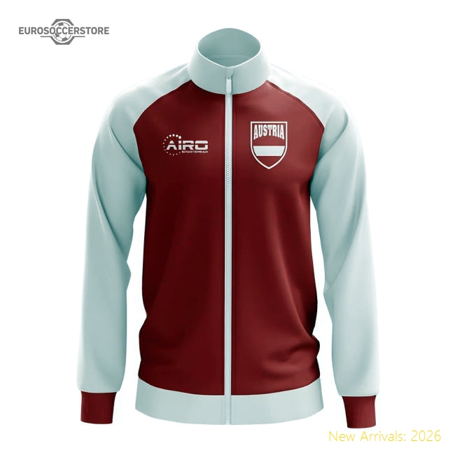 Austria Concept Football Track Jacket (Red) - Kids-Vantage Point Soccer