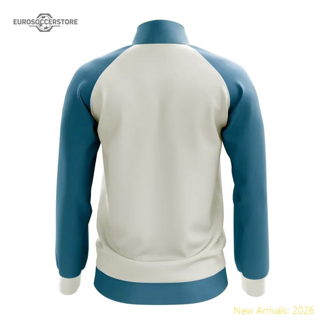 Azerbaijan Concept Football Track Jacket (White)-Vantage Point Soccer