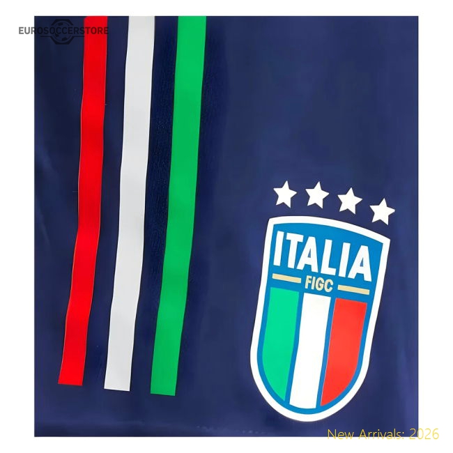 2024-2025 Italy Training Shorts (Navy)-Vantage Point Soccer