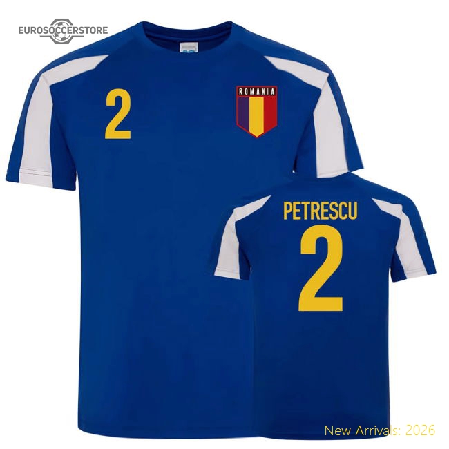 Romania Sports Training Jerseys (Petrescu 2)-Vantage Point Soccer
