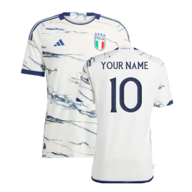 2023-2024 Italy Authentic Away Shirt (Your Name)-Vantage Point Soccer