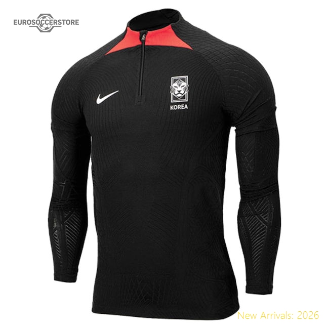 2022-2023 South Korea Strike Dri-Fit Training Top (Black)-The Soccer Shirt Hub