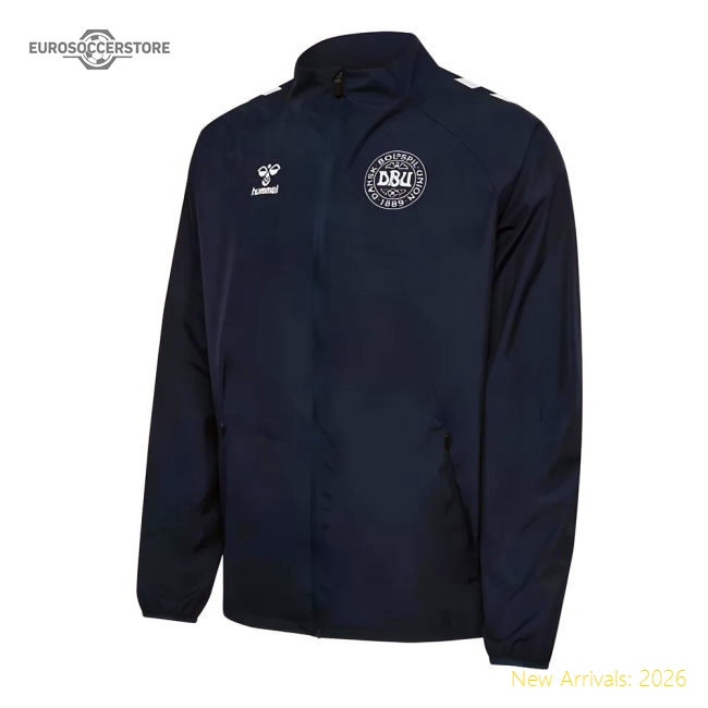 2024-2025 Denmark Pro Training Jacket (Marine)-Vantage Point Soccer